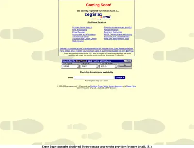 Paletten startsida 2001