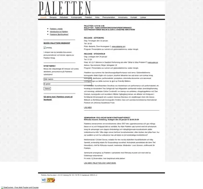 Paletten startsida 2009