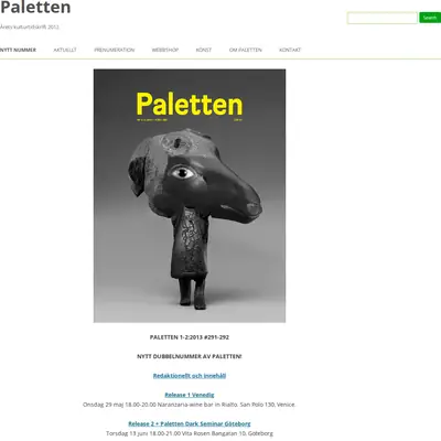 Paletten startsida 2013