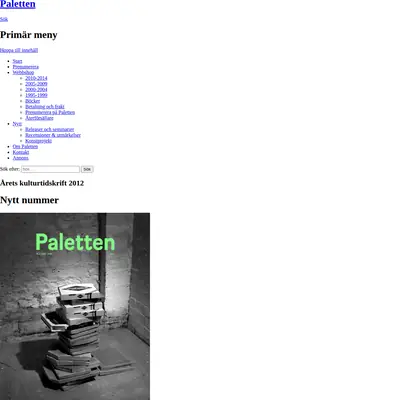 Paletten startsida 2015