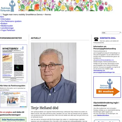Parkinsonjournalen startsida 2020