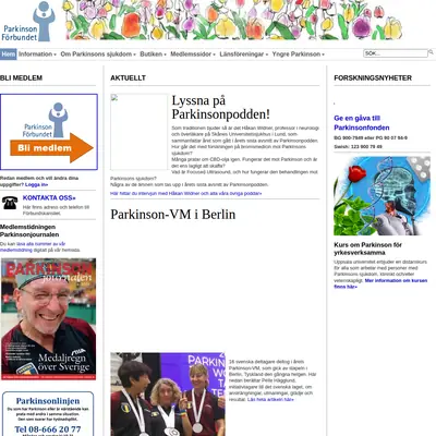 Parkinsonjournalen startsida 2022