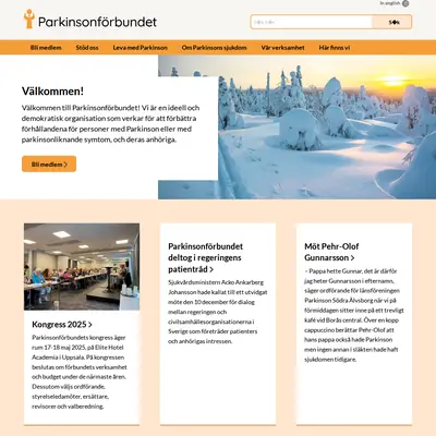 Parkinsonjournalen startsida 2025