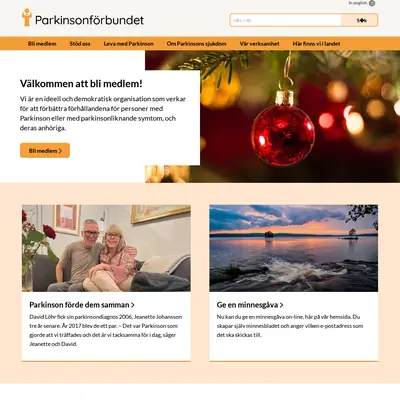 Parkinsonjournalen startsida 2026