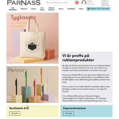 PARNASS startsida 2026
