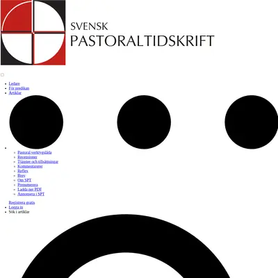 Svensk Pastoraltidskrift startsida 2024