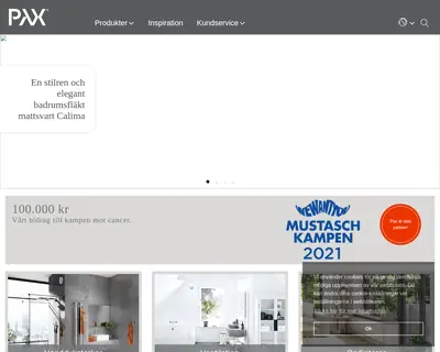 Pax startsida 2022