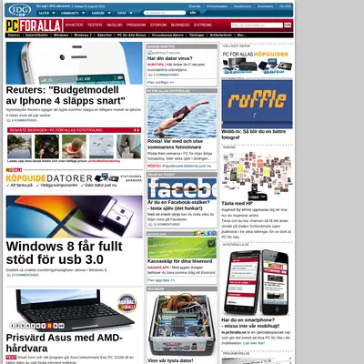 PC för Alla startsida 2011