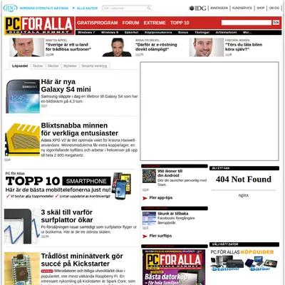 PC för Alla startsida 2013