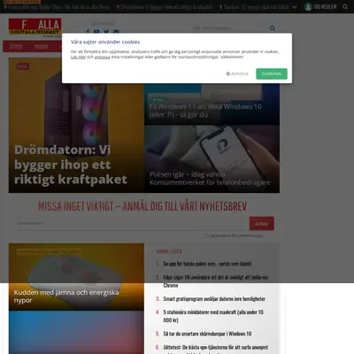 PC för Alla startsida 2021