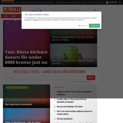 PC för Alla startsida 2022
