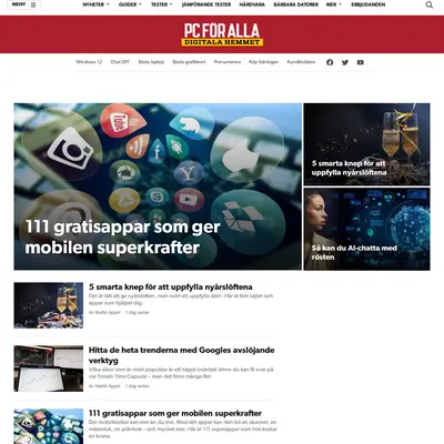 PC för Alla startsida 2024