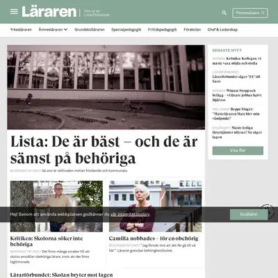 pedagogiskamagasinet.se startsida 2021