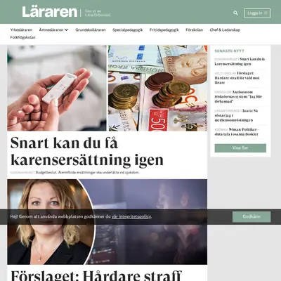 pedagogiskamagasinet.se startsida 2022