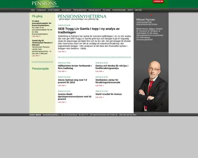 www.pensionsnyheterna.se startsida 2016