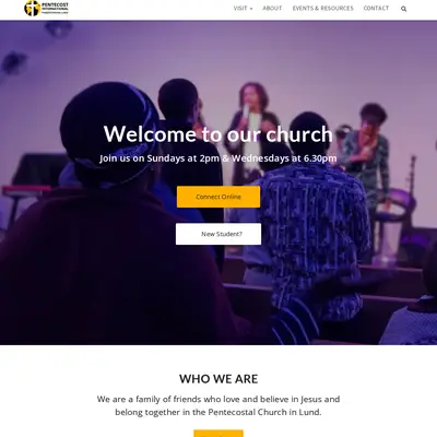 Pentecost international startsida 2024