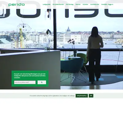 www.perido.se startsida 2021