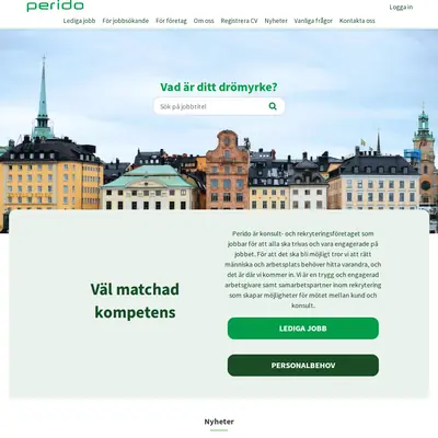 www.perido.se startsida 2026