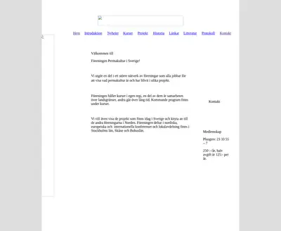 PermakulturBladet startsida 2009