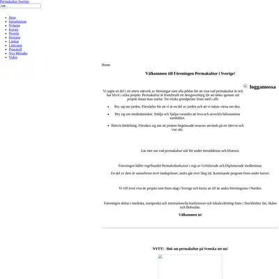 PermakulturBladet startsida 2012