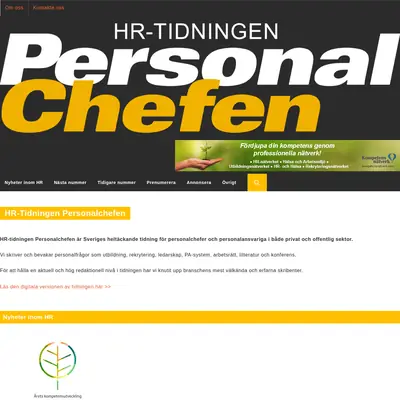 PERSONALCHEFEN startsida 2023