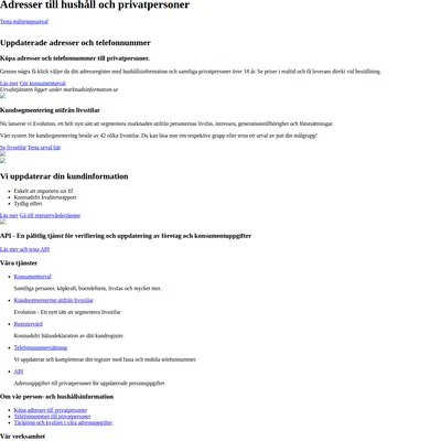 Personkontakt.se startsida 2026