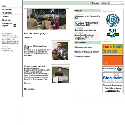 Persontrafik startsida 2007
