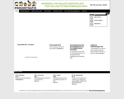 Persontrafik startsida 2011