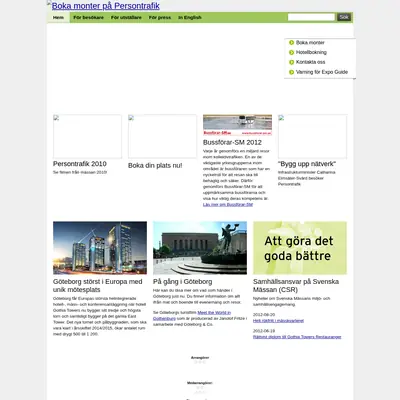 Persontrafik startsida 2012