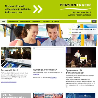Persontrafik startsida 2016