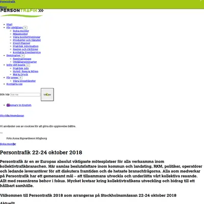 Persontrafik startsida 2017