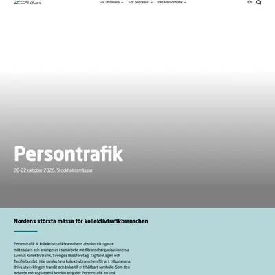 Persontrafik startsida 2026