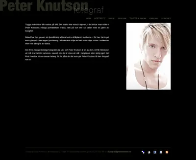 peterknutson.se startsida 2010
