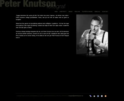 peterknutson.se startsida 2011