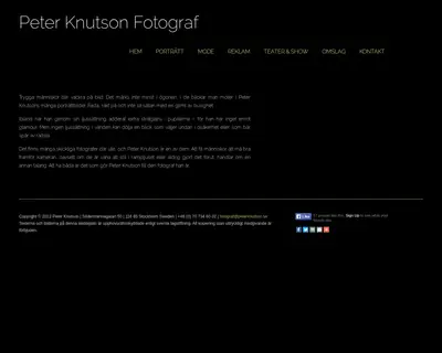 peterknutson.se startsida 2016
