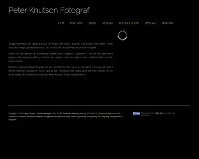 peterknutson.se startsida 2017
