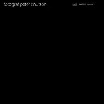 peterknutson.se startsida 2023