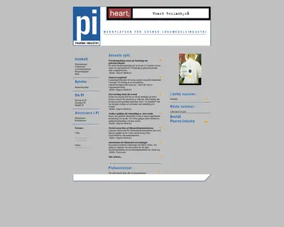 PHARMA INDUSTRY startsida 2002
