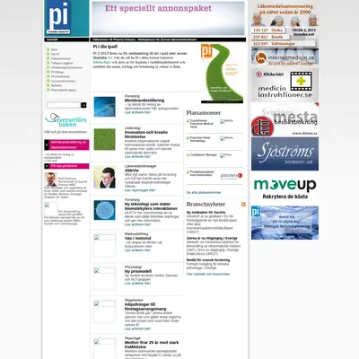 PHARMA INDUSTRY startsida 2013