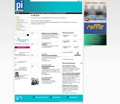 PHARMA INDUSTRY startsida 2014