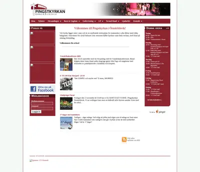 Pingst Örnsköldsvik Online startsida 2009