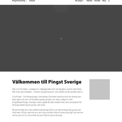 www.pingst.se startsida 2023