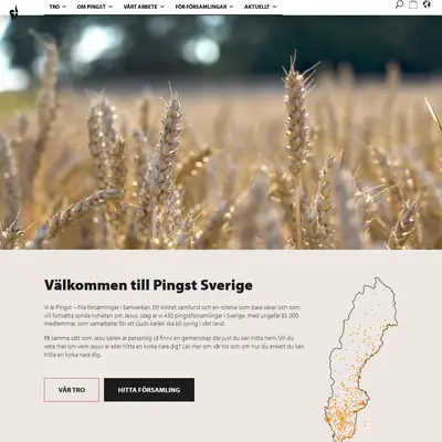 www.pingst.se startsida 2025