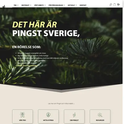 www.pingst.se startsida 2026