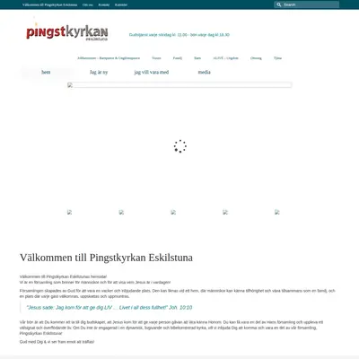 Pingstkyrkan Eskilstuna, pingsteskilstuna.se startsida 2018