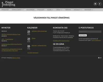 Pingstförsamlingen i Jönköping startsida 2014