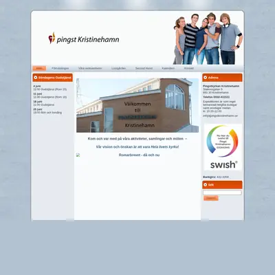 Pingstkyrkan Kristinehamn startsida 2017