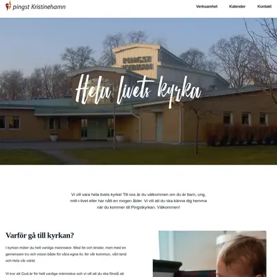 Pingstkyrkan Kristinehamn startsida 2020