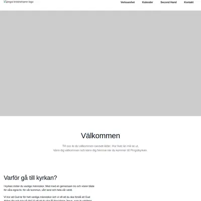 Pingstkyrkan Kristinehamn startsida 2024