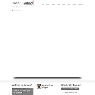 Radio Pingst Kungsbacka startsida 2016